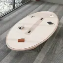 Large Oval Long Conference Table thumbnail 1