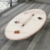 Large Oval Long Conference Table thumbnail 1