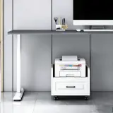Mobile Filing Cabinet with Printer Shelf thumbnail 1