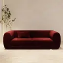 Modern Style Red Vertical Sofa thumbnail 1