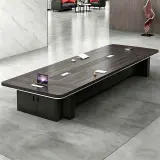 Modern Minimalist Office Desk with Multifunctional Design thumbnail 1