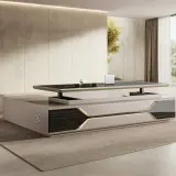 Executive Desk with Electric Height Lift thumbnail 1