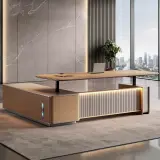 Luxury Electric Adjustable Executive Desk thumbnail 1