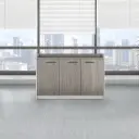 Lockable Low Office Partition Cabinet thumbnail 1