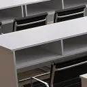 Office Training Table with Open Storage - Maoters thumbnail 7