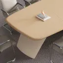 Minimal Rounded Edge Executive Meeting Table - Maoters thumbnail 8