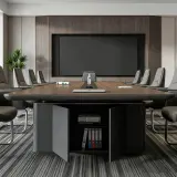 Executive Boardroom Wood Conference Table - Maoters thumbnail 8