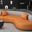 Equilateral Corner Sofa – L-Shaped Minimalist Modern Style thumbnail 8
