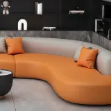 Equilateral Corner Sofa – L-Shaped Minimalist Modern Style thumbnail 8
