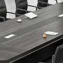 Modern Minimalist Office Desk with Multifunctional Design thumbnail 9