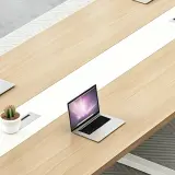 Workplace Light Wood Long Conference Table - Maoters thumbnail 11