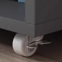 Rolling Wooden Office Cabinet for Document Storage thumbnail 8