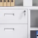 Mobile Metal Filing Cabinet with Lock Drawers thumbnail 10