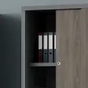 Wooden Sliding Door Office File & Book Cabinet thumbnail 12