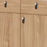 Combination Lock Wooden File Cabinet thumbnail 10