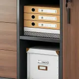 Mobile Under-Desk Storage Cabinet With Locking Drawer thumbnail 8