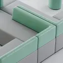Modern Minimalist Sofa Lounge Creative Relaxation Area thumbnail 12
