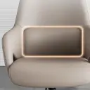 Ergonomic High-Back Swivel Office Chair with Adjustable Height - Maoters thumbnail 8
