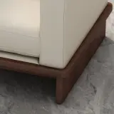 Simple Solid Wood Sofa for Business Lounge thumbnail 10