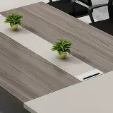 Modern Minimalist Large Conference Table - Maoters thumbnail 9