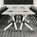 Mobile Modular Rectangle Training Table - Maoters thumbnail 8