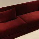 Modern Style Red Vertical Sofa thumbnail 7