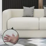Simple Cream Style Sofa for Photo Studio Reception Area thumbnail 11