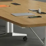 Modern Mobile Wood Conference Table - Maoters thumbnail 9