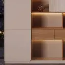 Luxury Wood Grain Filing Cabinet With Lights thumbnail 8