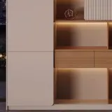 Luxury Wood Grain Filing Cabinet With Lights thumbnail 8