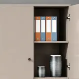 Wooden Lockable Office Storage Cabinet thumbnail 15