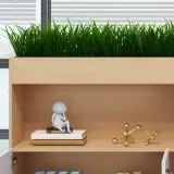 Wooden Office File Cabinet with Planter Box thumbnail 8
