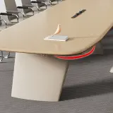 Minimal Rounded Edge Executive Meeting Table - Maoters thumbnail 9