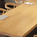 Modern Office Natural Wood Conference Table - Maoters thumbnail 10