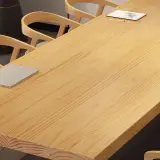 Modern Office Natural Wood Conference Table - Maoters thumbnail 10