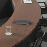 Boardroom Oval Wood Conference Table - Maoters thumbnail 8