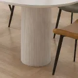 Modern Oval Pedestal Conference Table - Maoters thumbnail 10