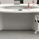 Modern Office Round Conference Table - Maoters thumbnail 12