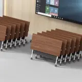 Modern Foldable Rolling Conference Table - Maoters thumbnail 10