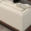 Simple Solid Wood Sofa for Business Lounge thumbnail 11