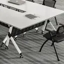 Mobile Modular Rectangle Training Table - Maoters thumbnail 9