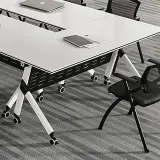 Mobile Modular Rectangle Training Table - Maoters thumbnail 9