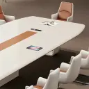 Premium Lacquer Conference Table for Large Meeting Rooms thumbnail 9
