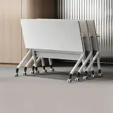 Modern Mobile Folding Modular Training Table - Maoters thumbnail 9