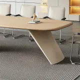 Minimal Rounded Edge Executive Meeting Table - Maoters thumbnail 10