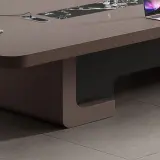 Luxury Piano Gloss Finish Conference Table – Large Modern Rectangle Boardroom Table thumbnail 12