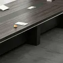 Modern Minimalist Office Desk with Multifunctional Design thumbnail 11