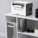 White Office Cabinet for Printer and Files thumbnail 9
