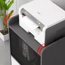 Rolling Wooden Office Cabinet for Document Storage thumbnail 10