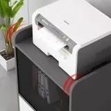 Rolling Wooden Office Cabinet for Document Storage thumbnail 10
